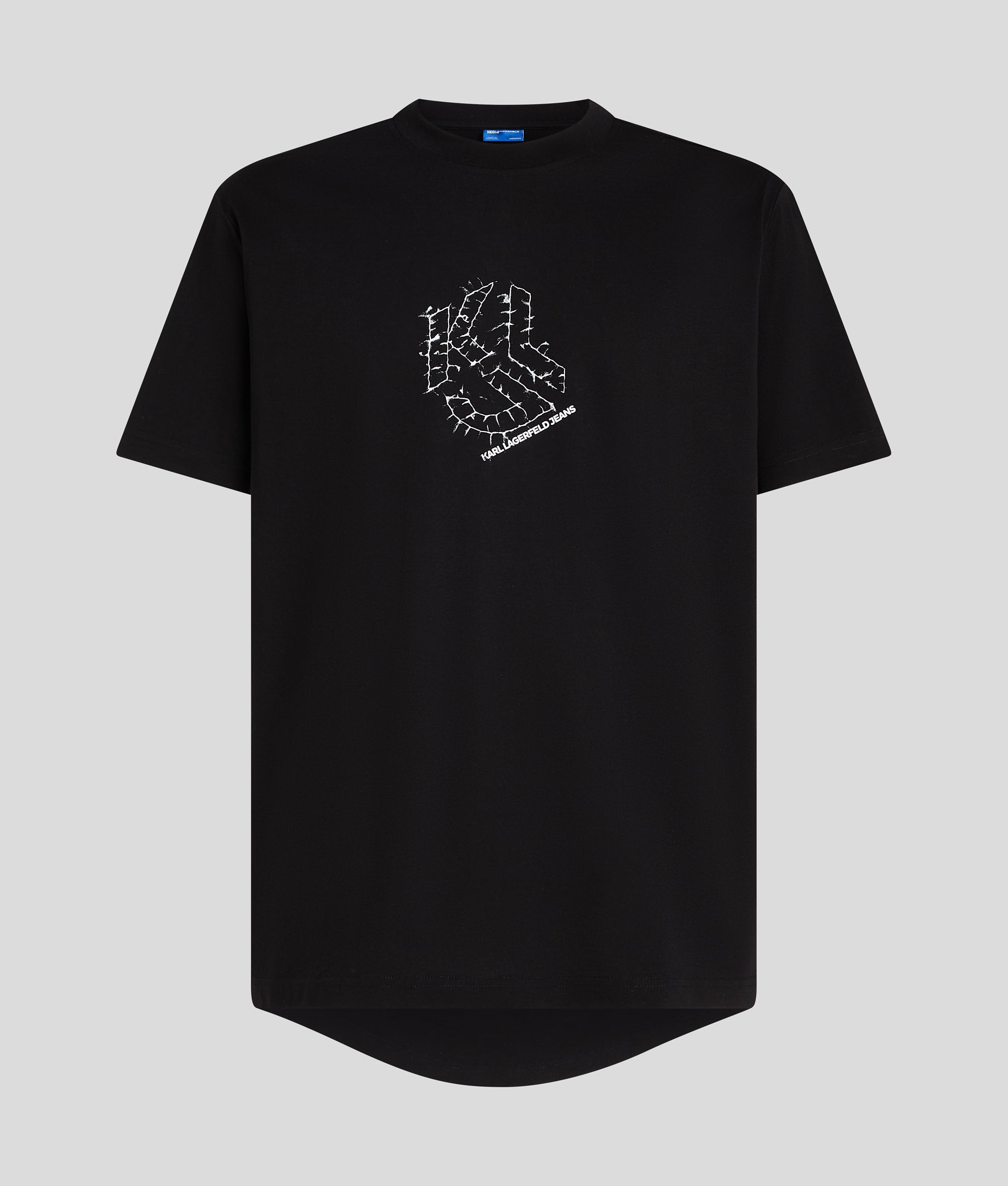 CURVED HEM SHIBORI MONOGRAM T-SHIRT