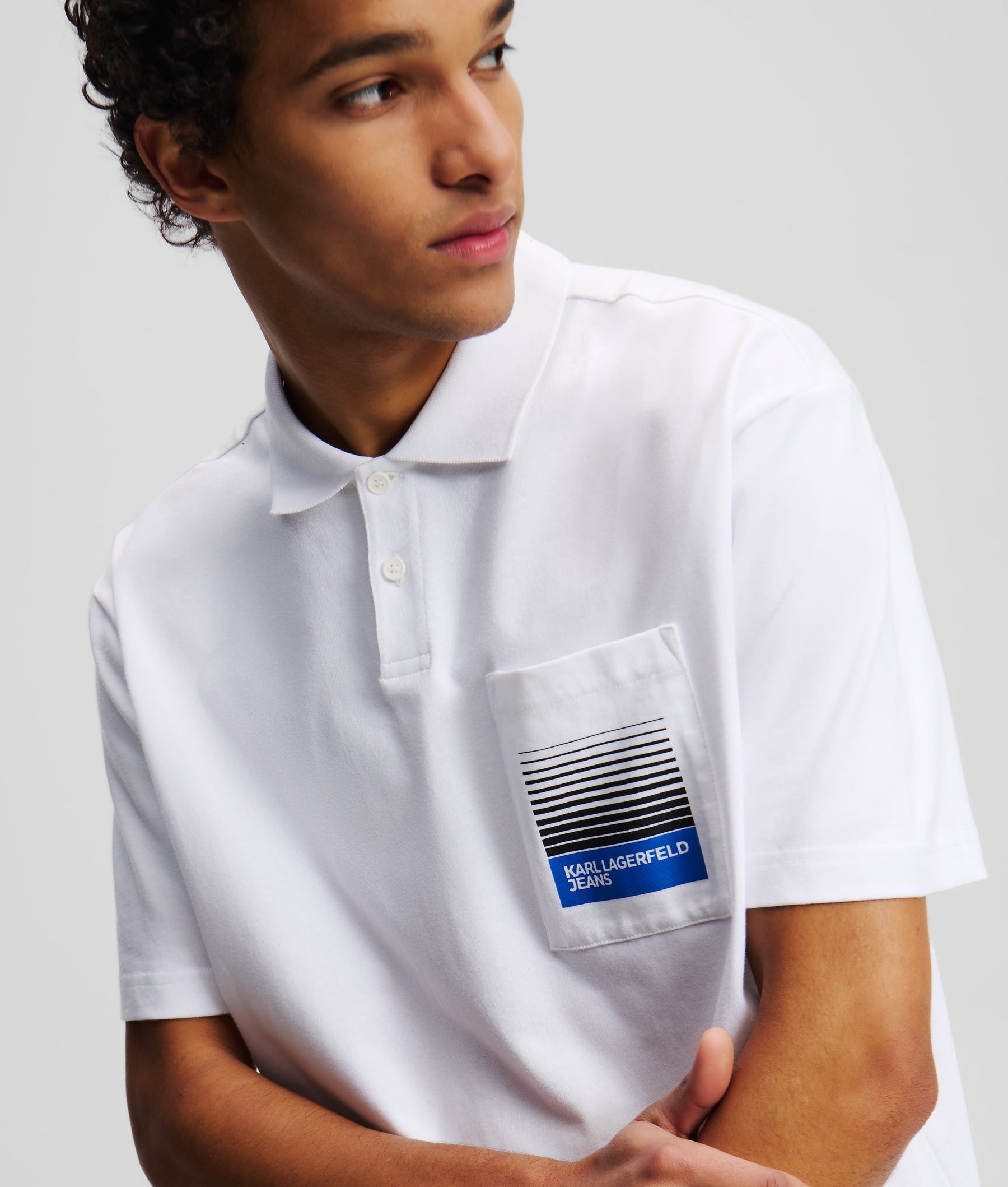 BOX FADE LOGO POLO SHIRT