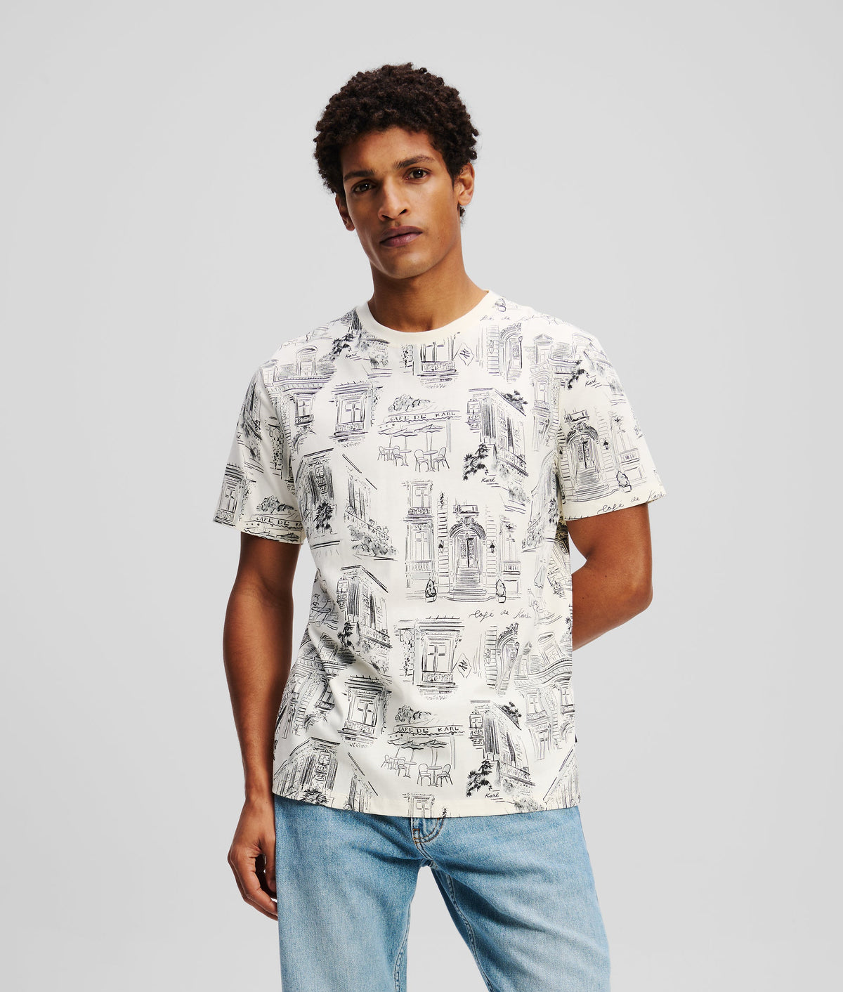 KL X JORGE PARRA ALL-OVER PRINT T-SHIRT