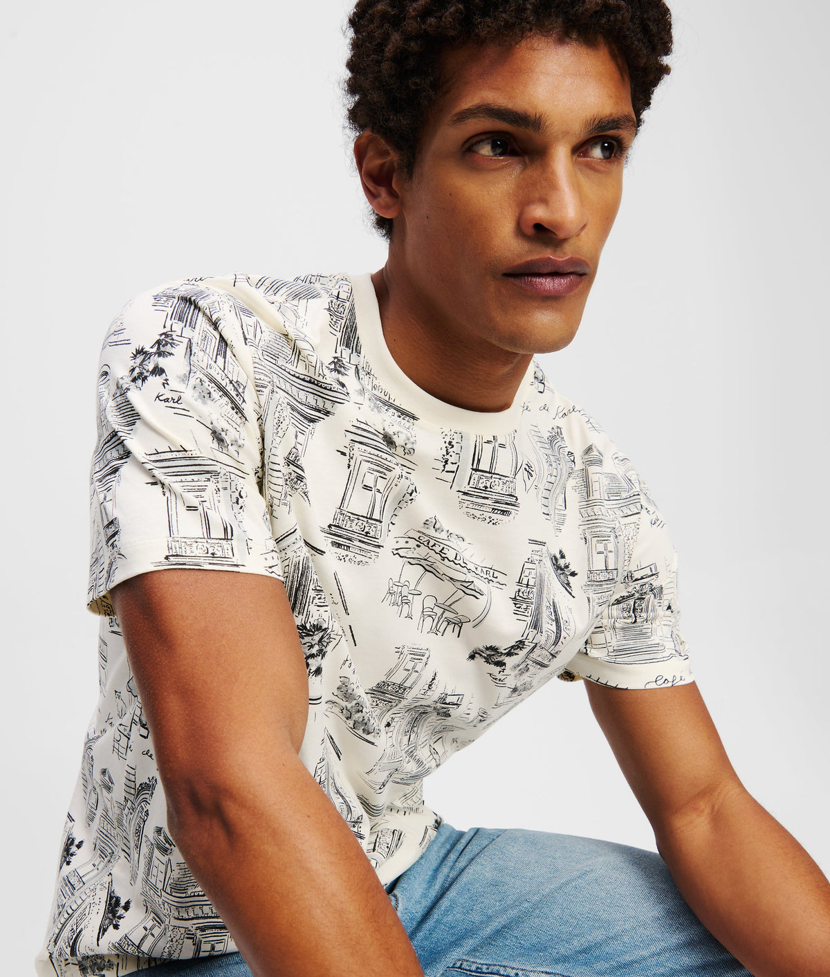 KL X JORGE PARRA ALL-OVER PRINT T-SHIRT