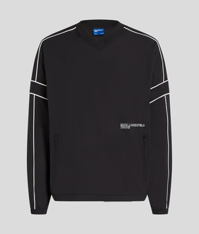 PIPING V-NECK SWEATSHIRT