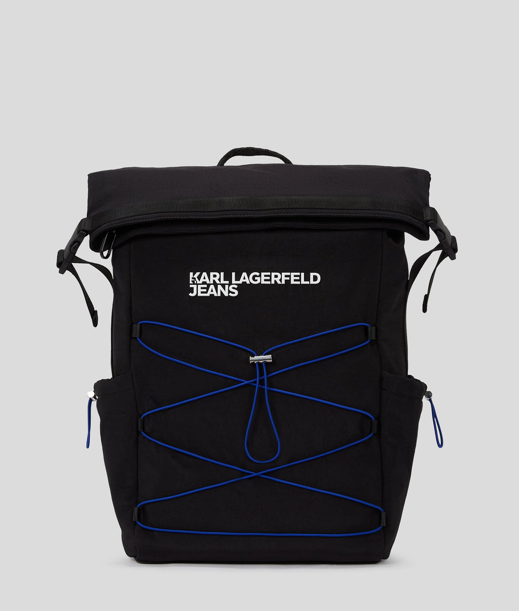 UTILITY DRAWSTRING ROLL-TOP RUCKSACK