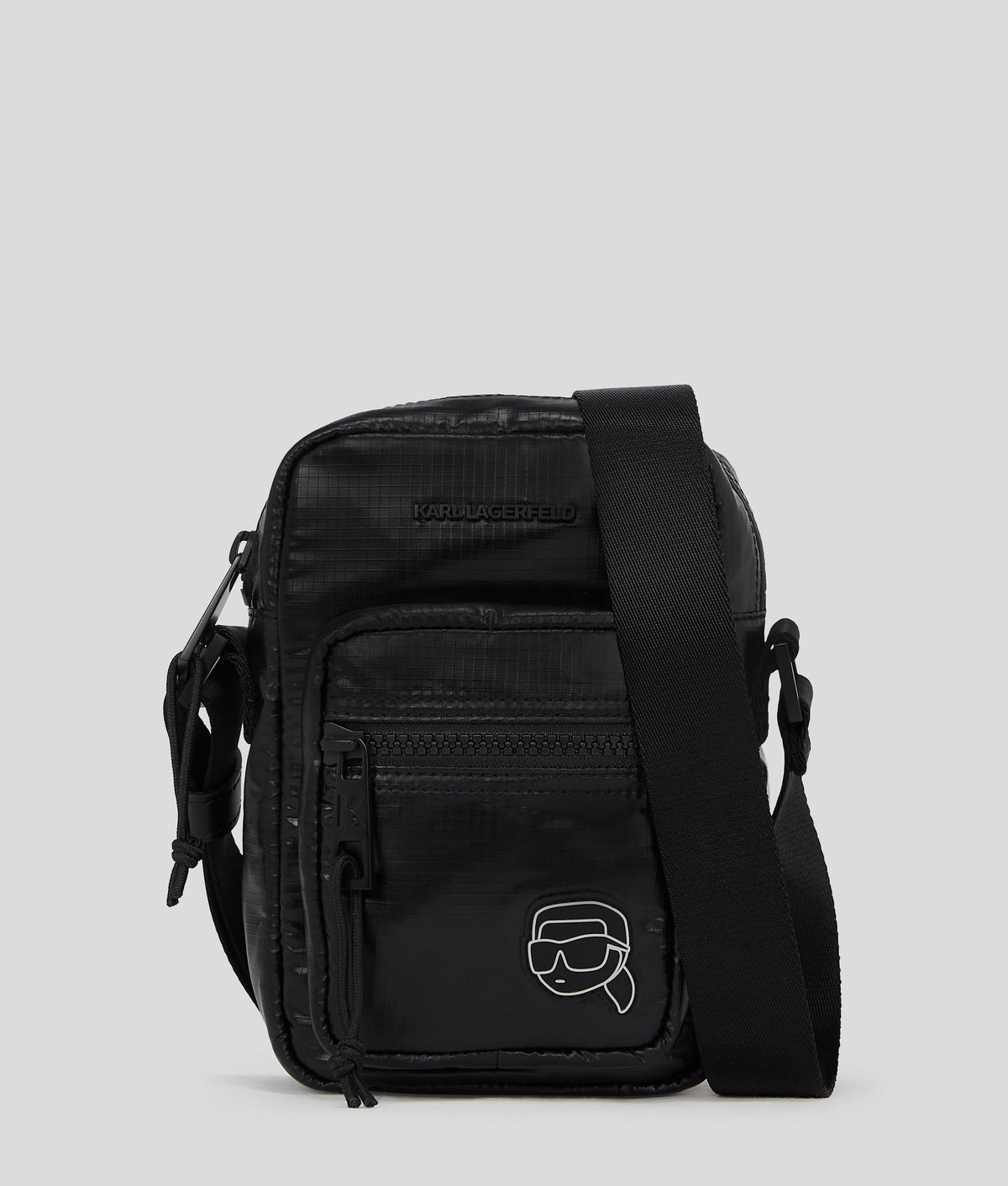 IKON K PUFFY NYLON CROSSBODY BAG