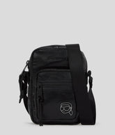 IKON K PUFFY NYLON CROSSBODY BAG
