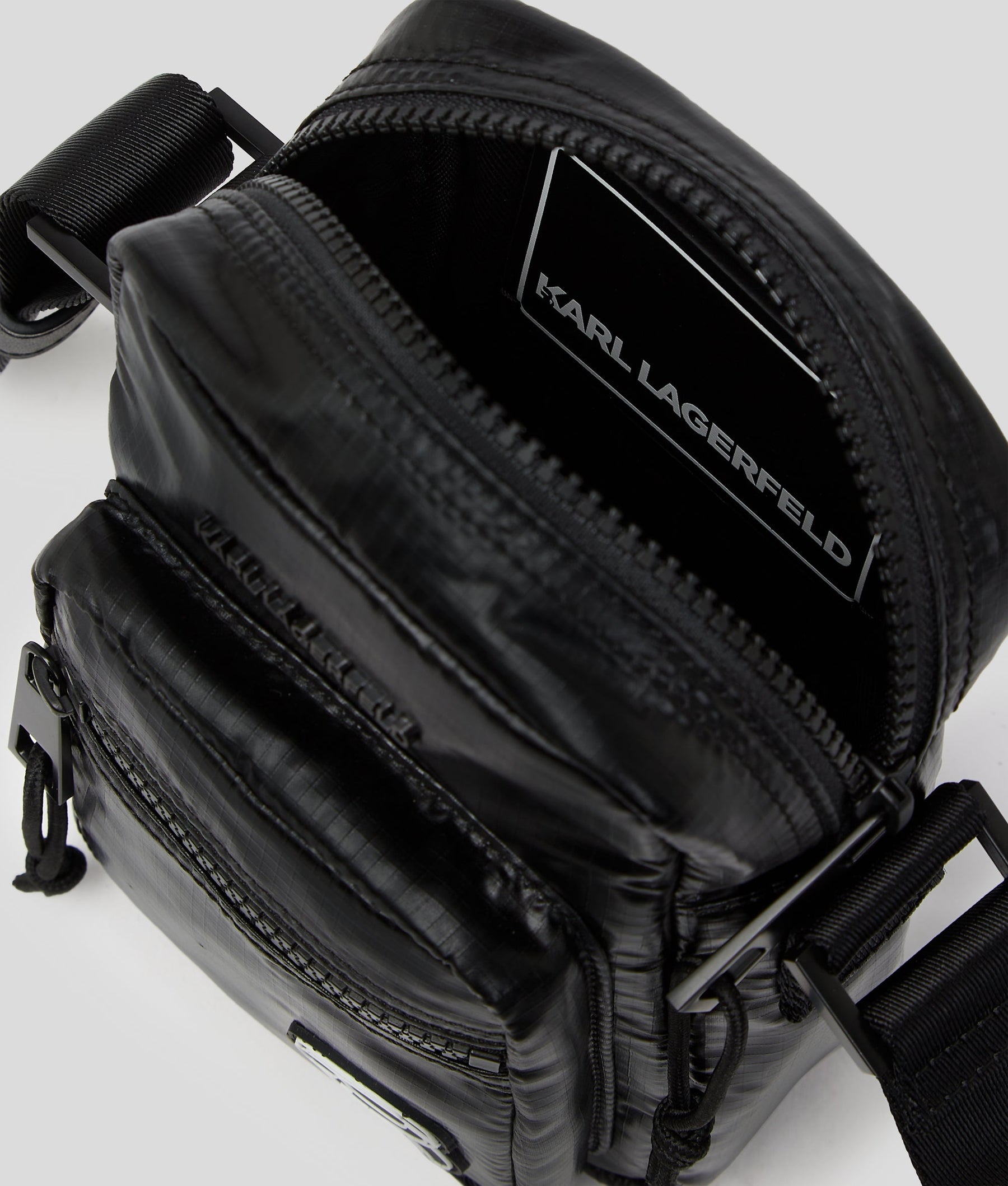 IKON K PUFFY NYLON CROSSBODY BAG