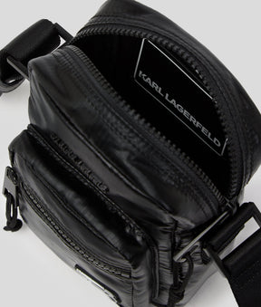IKON K PUFFY NYLON CROSSBODY BAG