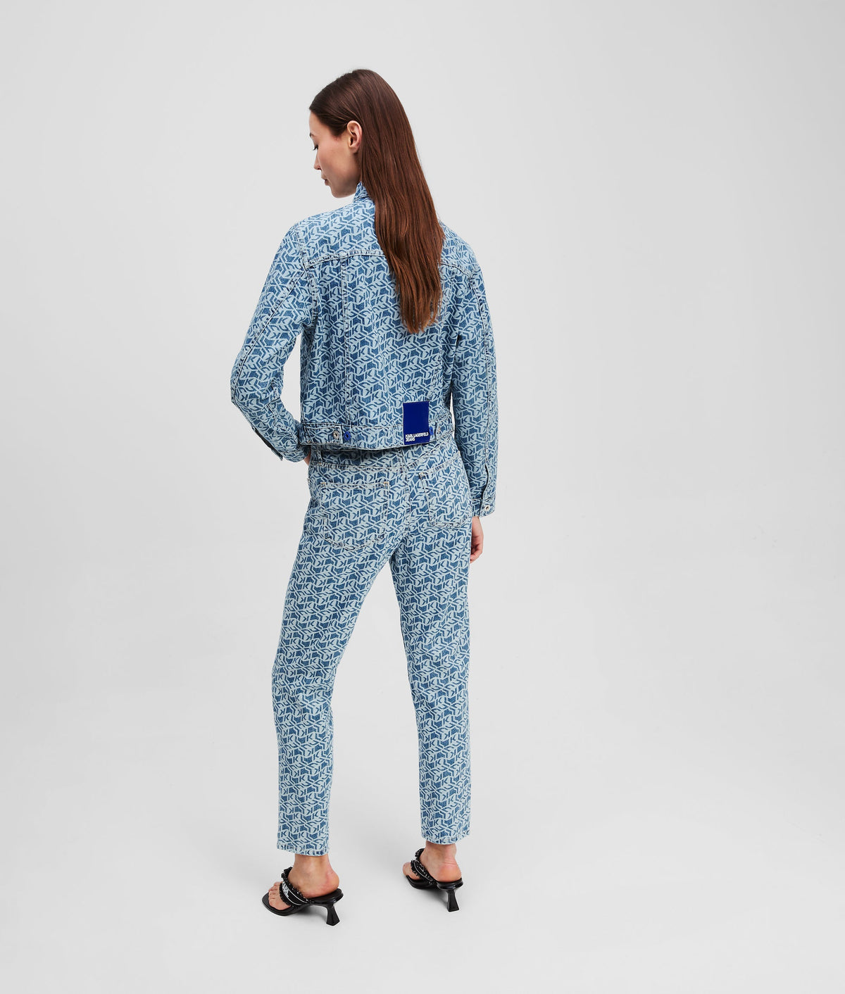 ALL-OVER-PRINT MUM JEANS
