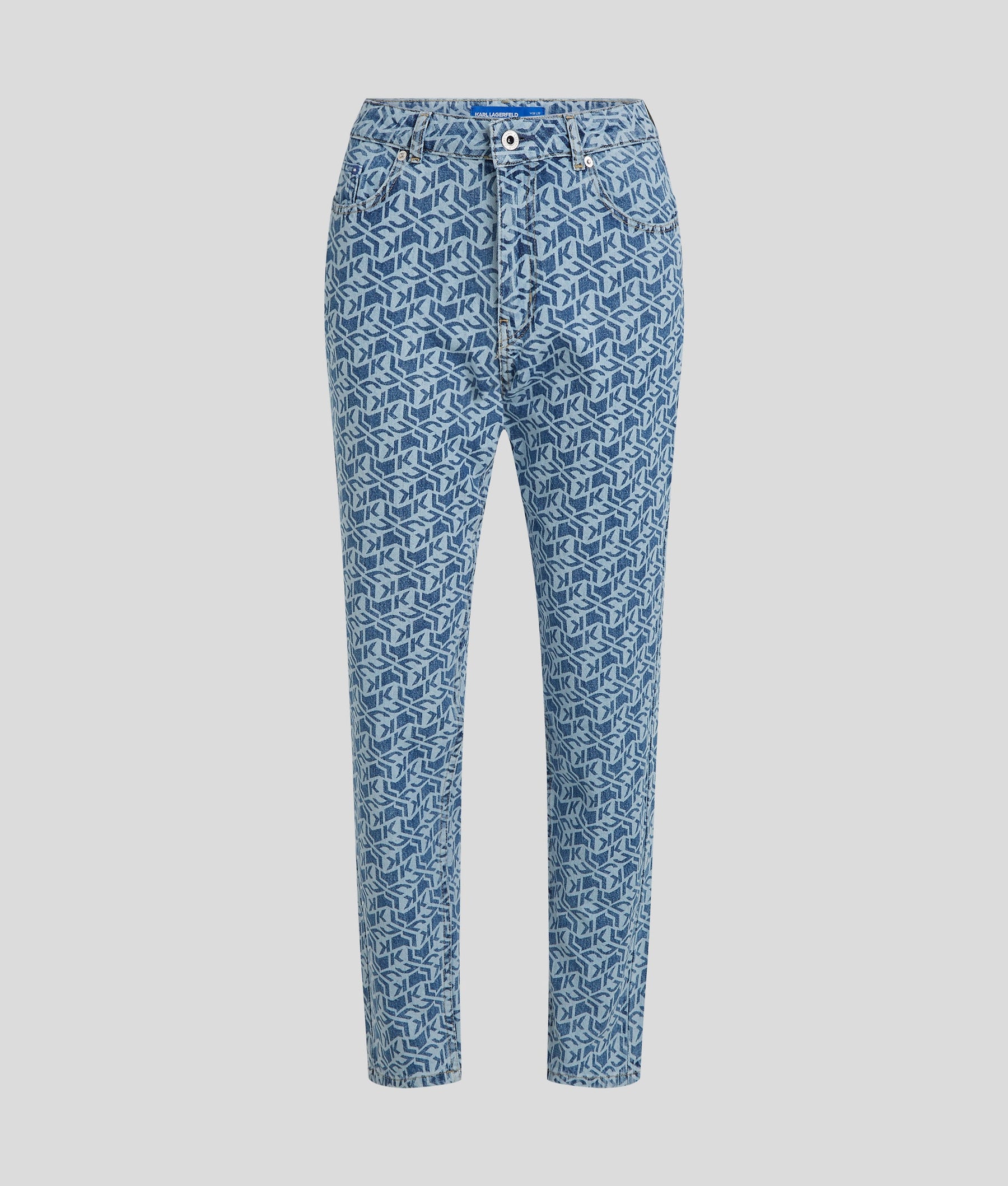 ALL-OVER-PRINT MUM JEANS