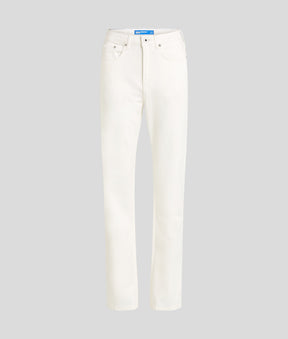 HIGH-WAIST STRAIGHT JEANS