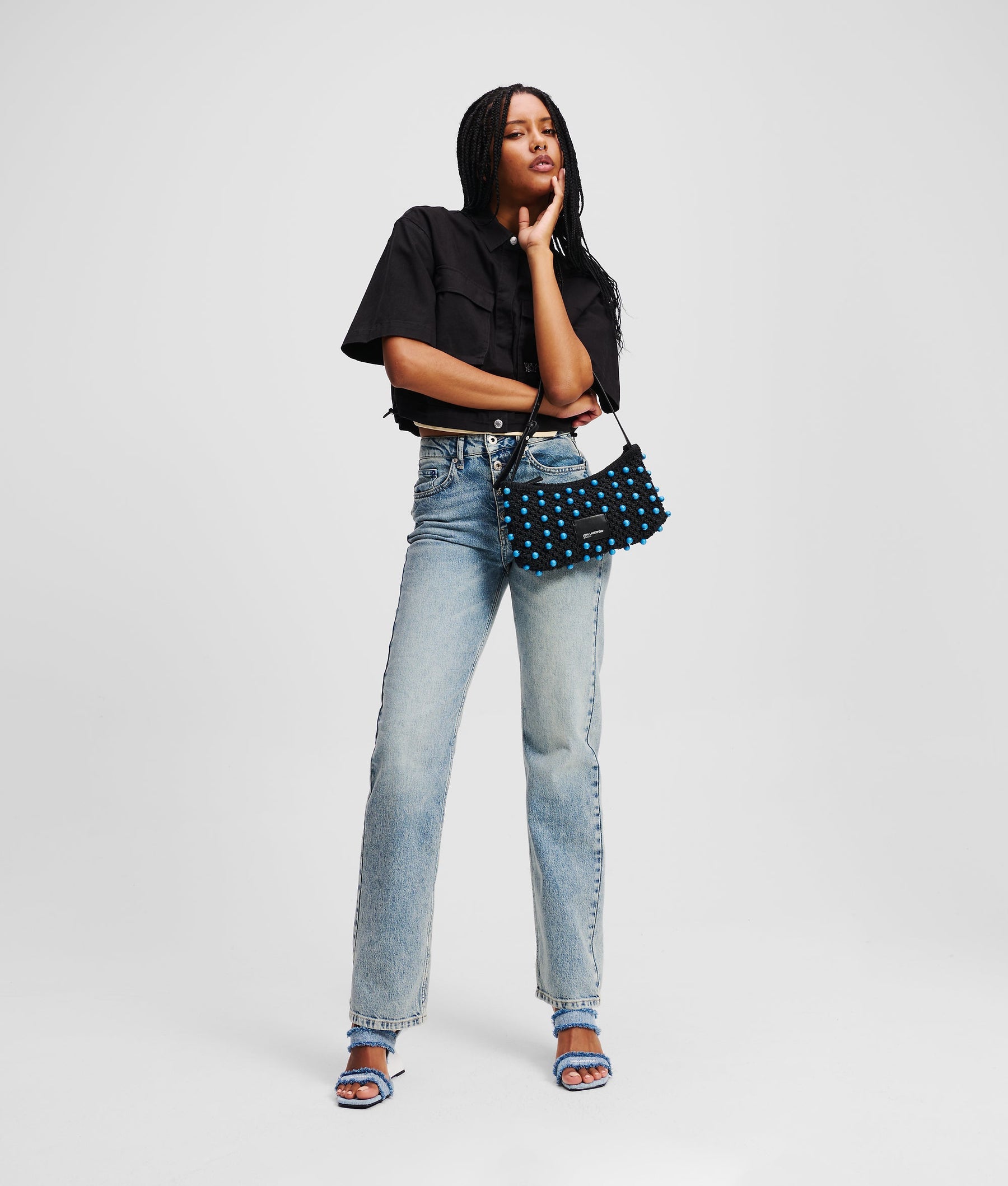 HIGH-RISE BUTTON-FLY STRAIGHT JEANS