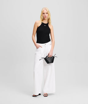 MID-RISE WIDE-LEG JEANS