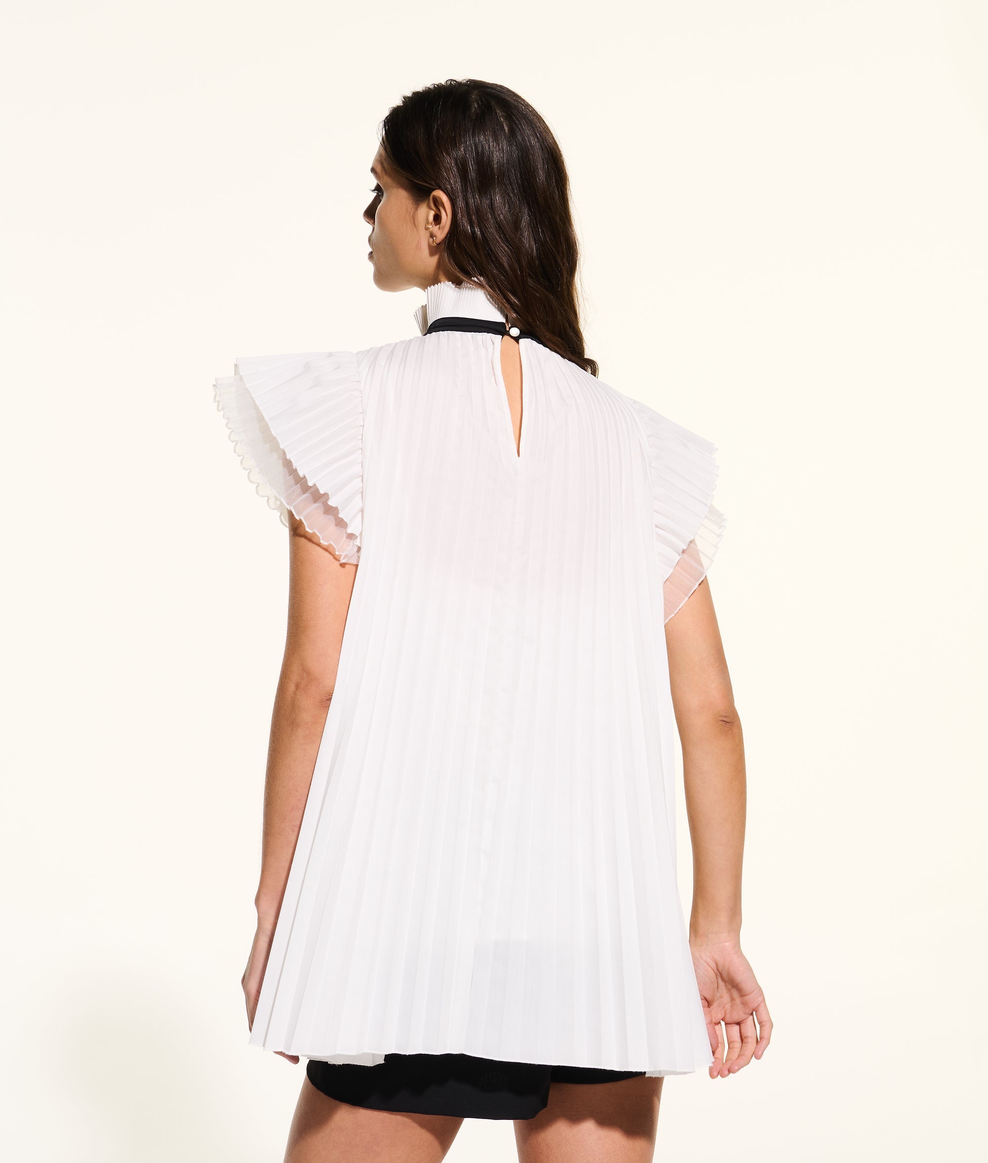 KL STUDIO PLEATED BLOUSE