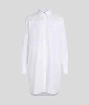 ORCHID EMBROIDERY TUNIC SHIRT