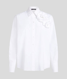 FLOWER POPLIN SHIRT