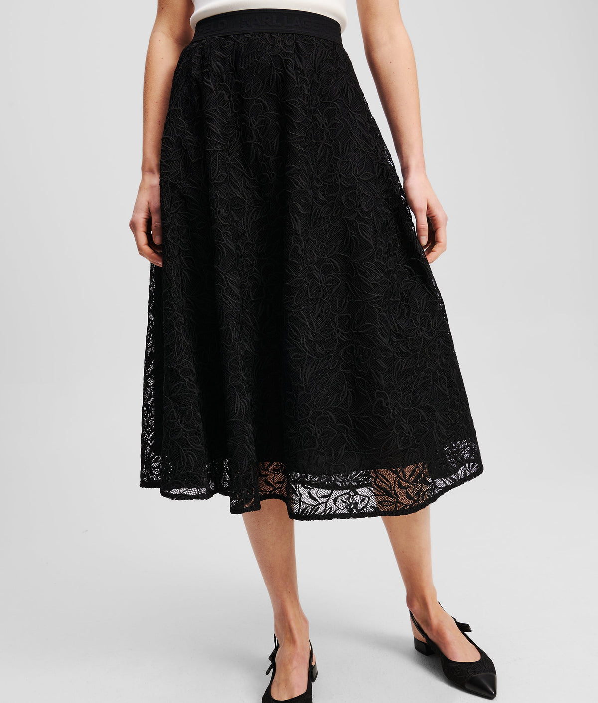 ORCHID EMBROIDERY SKIRT