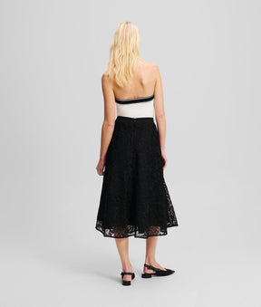 ORCHID EMBROIDERY SKIRT