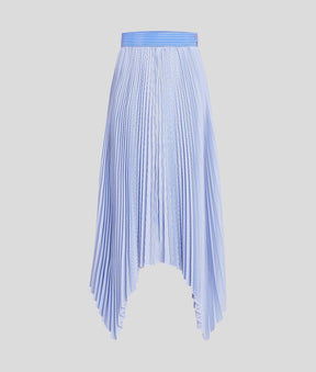 ASYMMETRIC PLEATED SKIRT