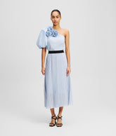 PLEATED MAXI SKIRT