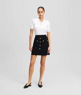 BUTTON DETAIL SKIRT
