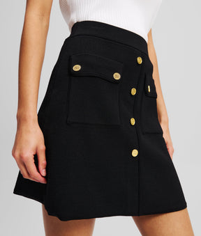 BUTTON DETAIL SKIRT