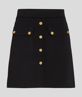 BUTTON DETAIL SKIRT