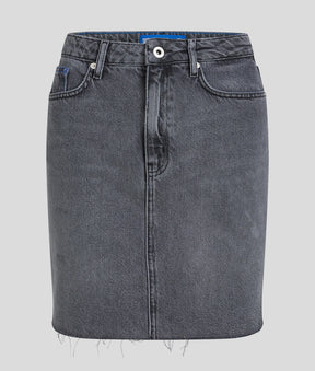 KARL PRINT DENIM SKIRT