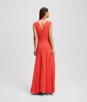 RUFFLE-DETAIL DRESS