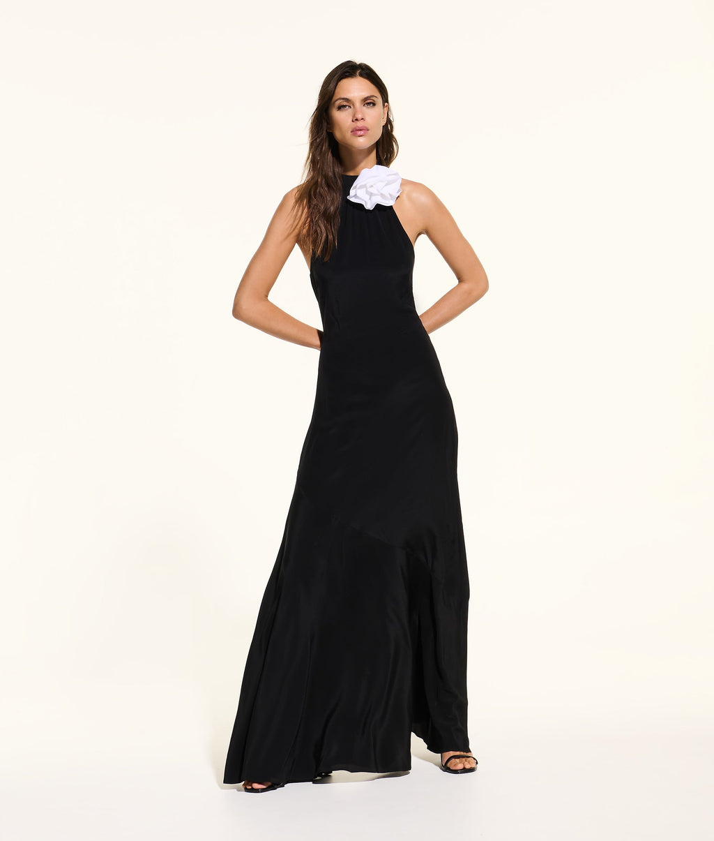 KL STUDIO SILK MAXI DRESS