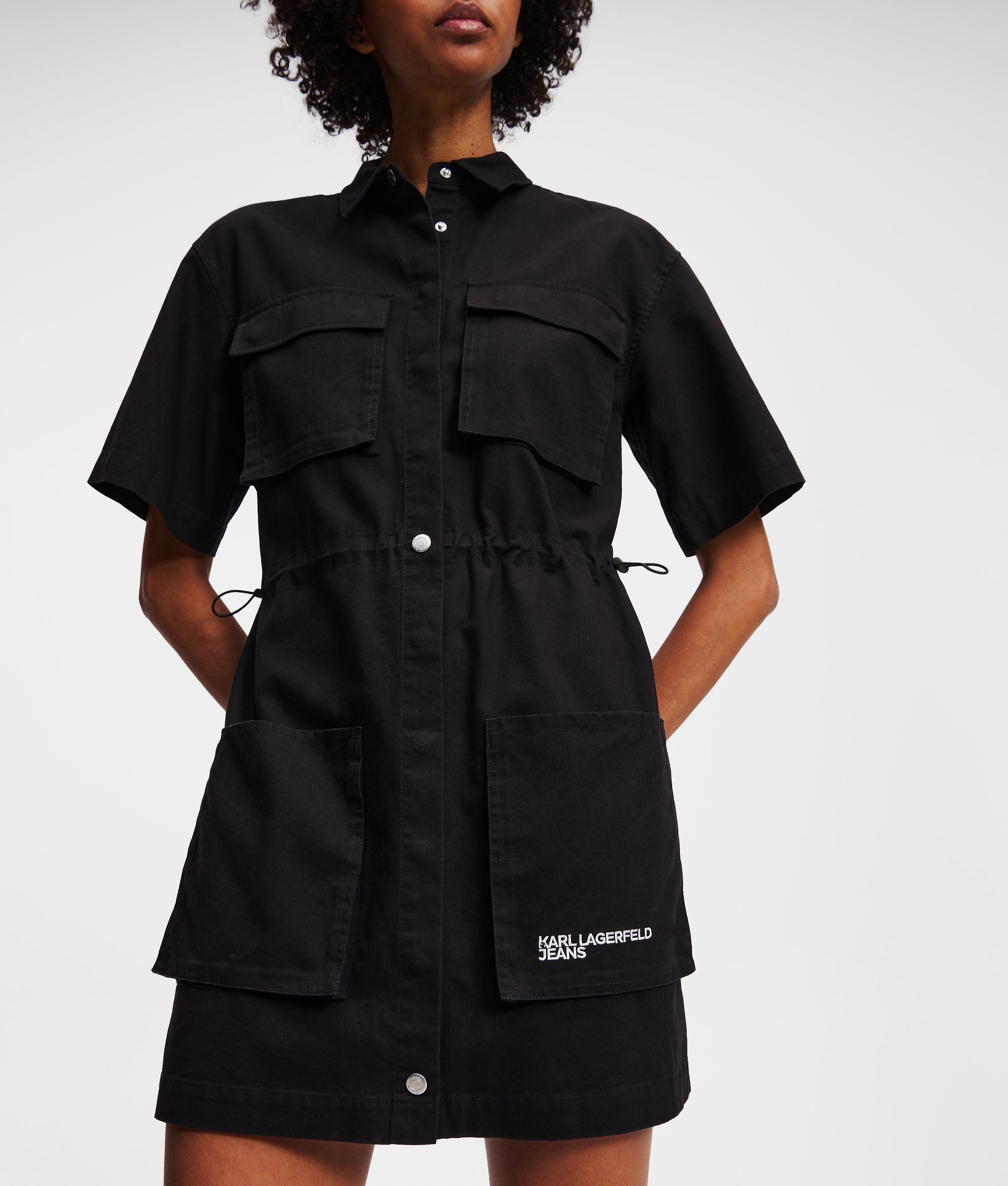 Utility shirt dress
