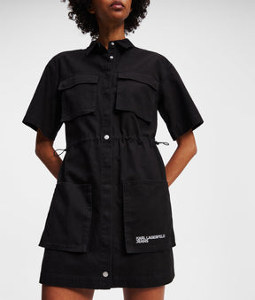 Utility shirt dress