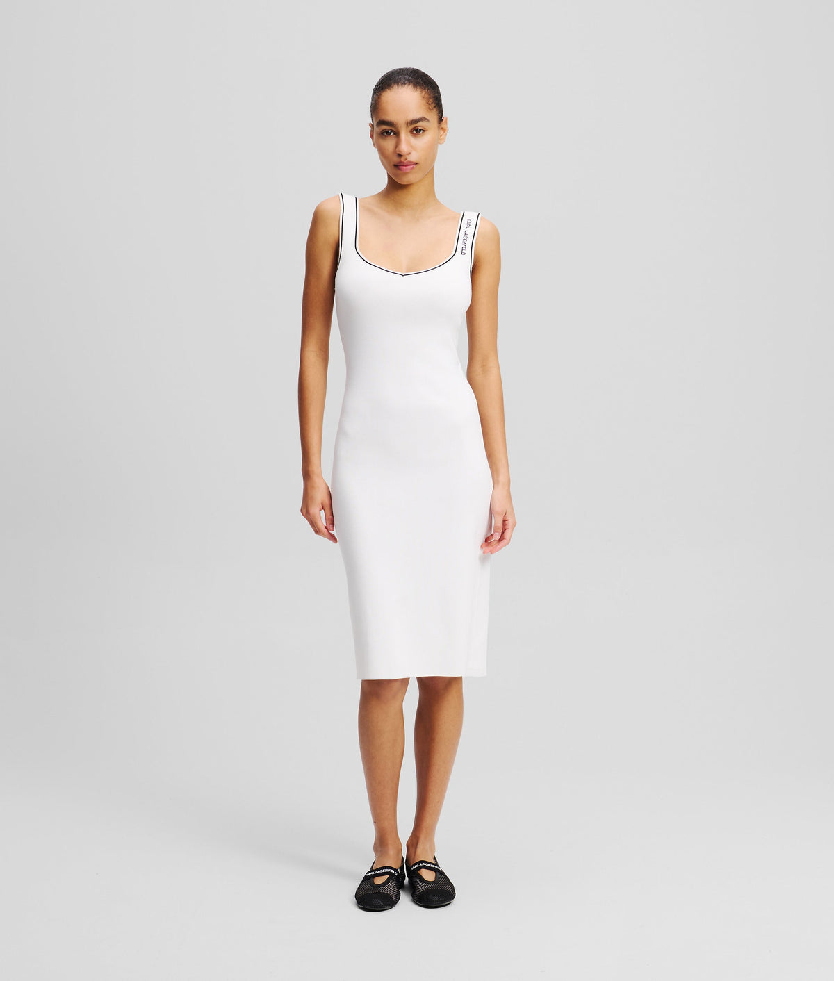 KARL ESSENTIAL KNITTED DRESS