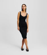 KARL ESSENTIAL KNITTED DRESS