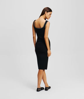 KARL ESSENTIAL KNITTED DRESS