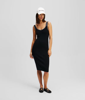 KARL ESSENTIAL KNITTED DRESS