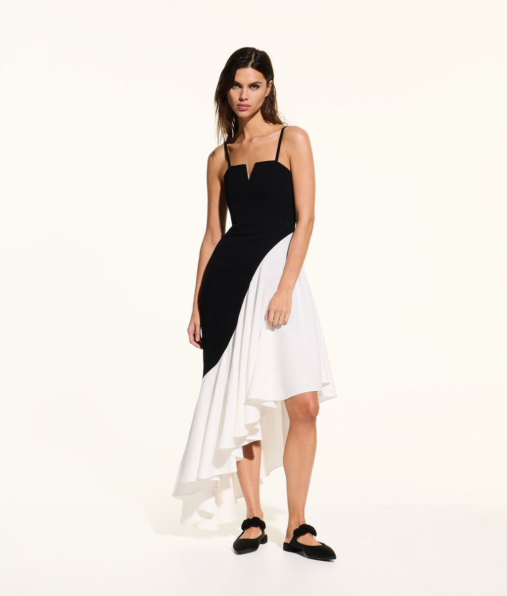 KL STUDIO RUFFLE DRESS