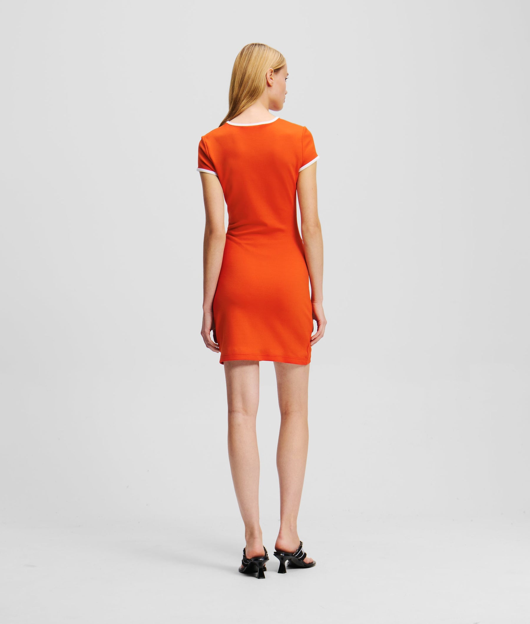 LOGO FITTED T-SHIRT DRESS