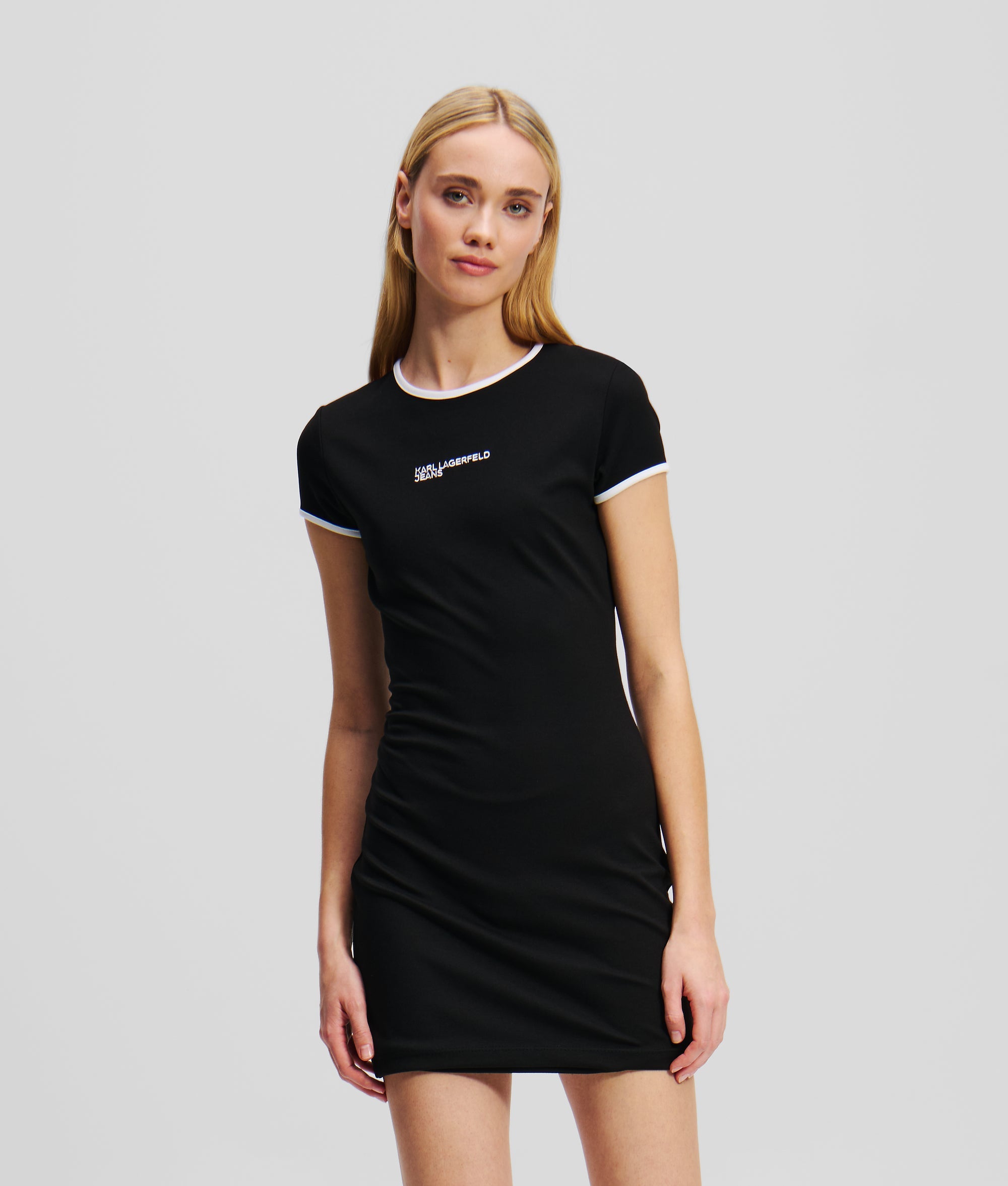 LOGO FITTED T-SHIRT DRESS