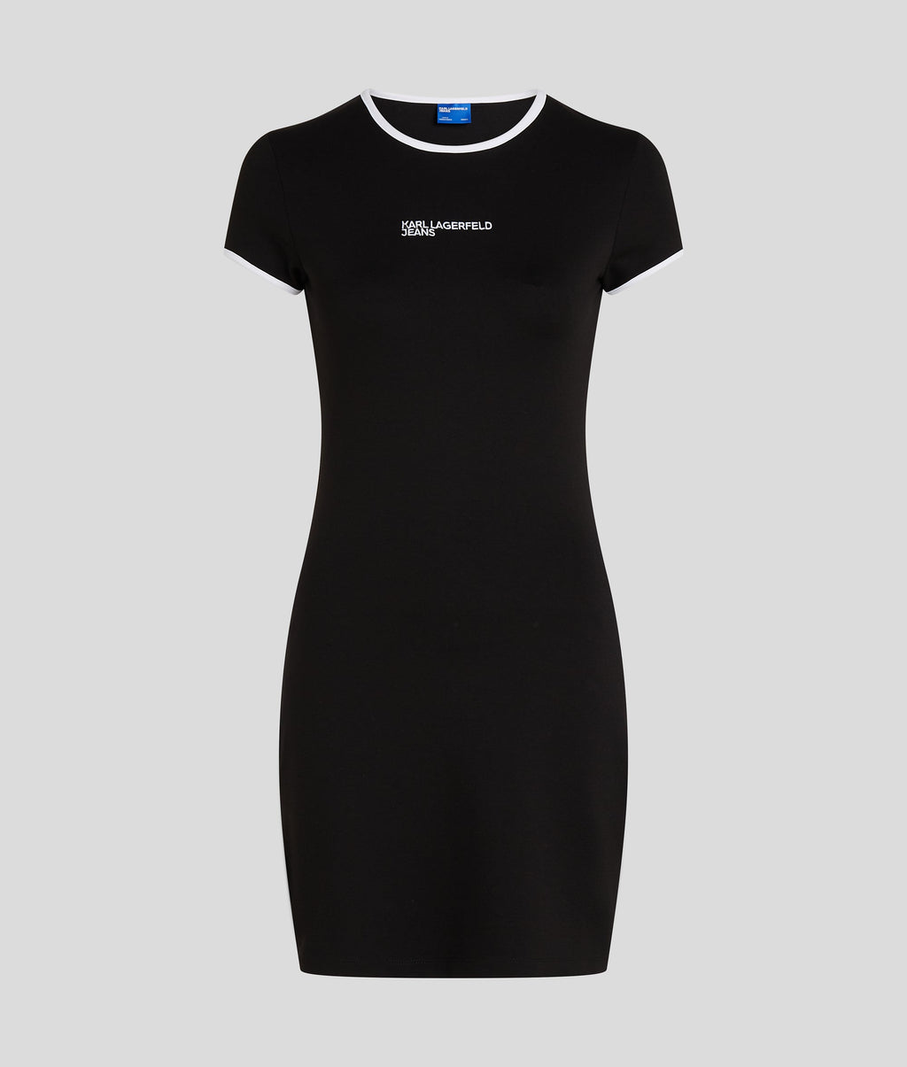 LOGO FITTED T-SHIRT DRESS