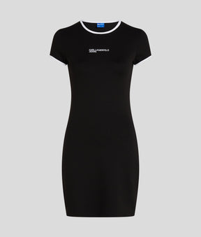 LOGO FITTED T-SHIRT DRESS