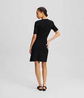 BUTTON DETAIL DRESS