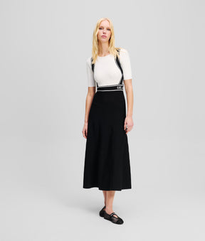 LOGO KNIT DRESS
