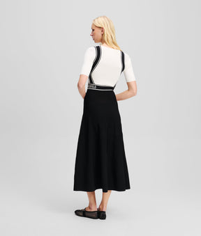 LOGO KNIT DRESS