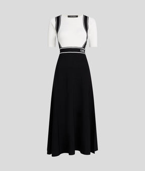 LOGO KNIT DRESS