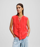 RUFFLE BLOUSE
