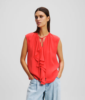 RUFFLE BLOUSE
