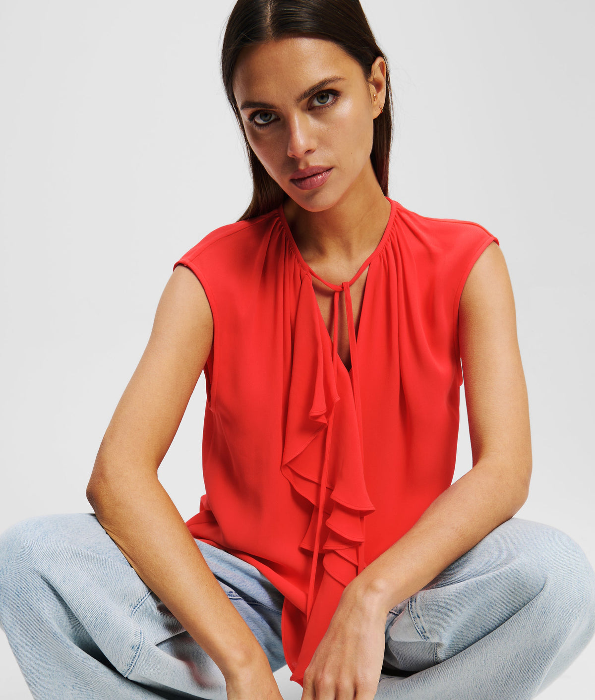 RUFFLE BLOUSE