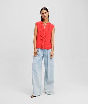 RUFFLE BLOUSE