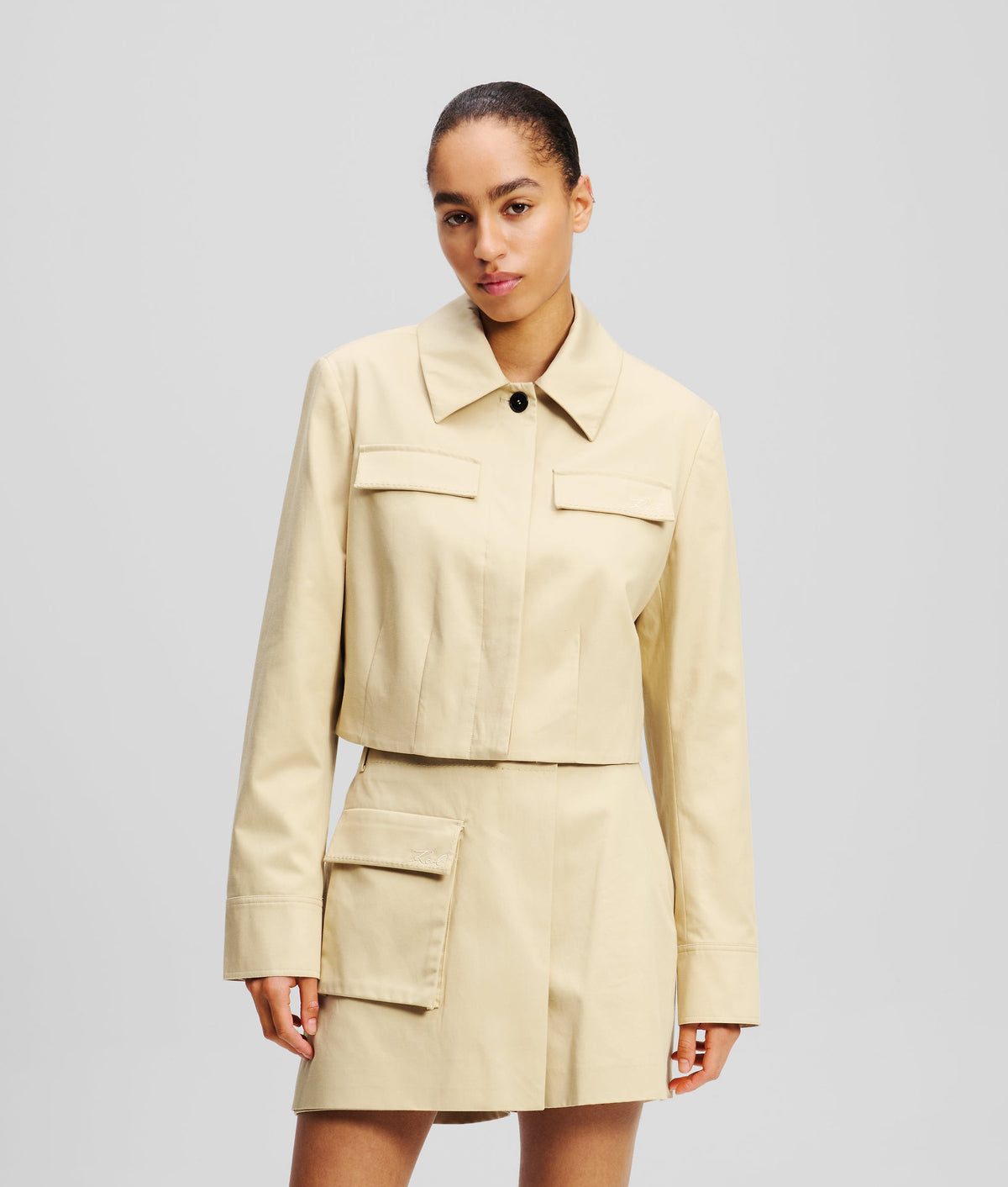 CROPPED BOMBER JACKET