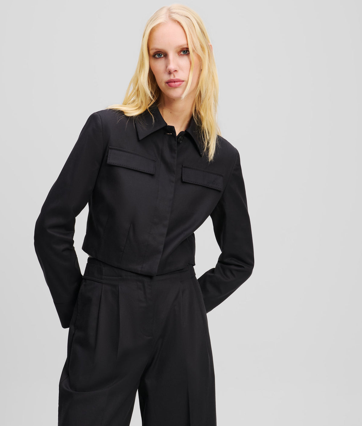 CROPPED BOMBER JACKET