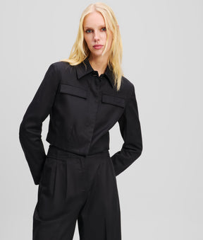 CROPPED BOMBER JACKET